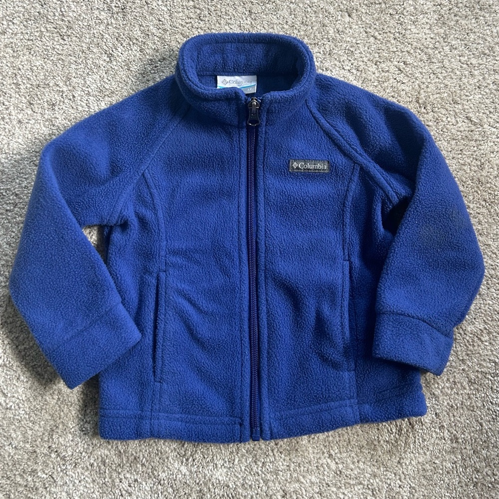 Columbia Zip-Up Fleece 2T in Blue